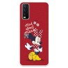 Funda para Vivo Y20S Oficial de Disney Minnie Mad About - Clásicos Disney