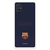 Funda para Samsung Galaxy A51 del Barcelona Barsa Fondo Azul - Licencia Oficial FC Barcelona