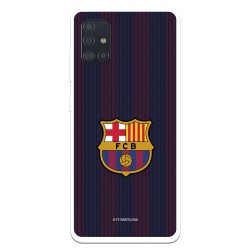 Funda para Samsung Galaxy A51 del Barcelona Rayas Blaugrana - Licencia Oficial FC Barcelona