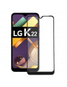 Película de Vidro temperado completa preta para LG K22