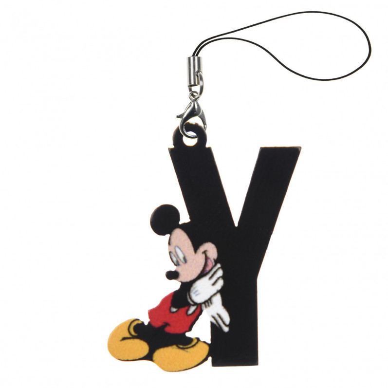 Porta-chaves para telemóvel com inicial - Oficial Mickey