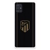 Funda para Samsung Galaxy A51 del Atleti Escudo Dorado Fondo Negro - Licencia Oficial Atlético de Madrid