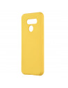 Funda para LG Q60 Ultra suave Amarilla