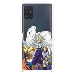 Funda para Samsung Galaxy A51 Oficial de Dragon Ball Guerreros Saiyans - Dragon Ball