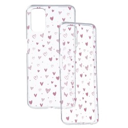 Funda Dibujo Corazones para Oppo A72