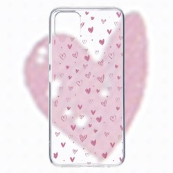 Funda Dibujo Corazones para Samsung Galaxy A42 5G