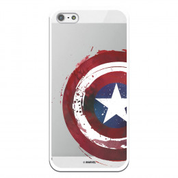 Carcasa Oficial Escudo Capitan America para iPhone SE- La Casa de las Carcasas