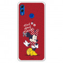 Carcasa Oficial Disney Minnie Mad about Minnie para Huawei Honor 10 Lite- La Casa de las Carcasas
