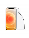 Película em vidro temperado completa Preto Inquebrável para iPhone 12 Pro Max