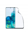 Película em vidro temperado completa Preto Inquebrável para Samsung Galaxy S20