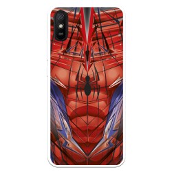 Funda para Xiaomi Redmi 9AT Oficial de Marvel Spiderman Torso - Marvel