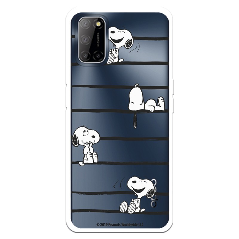 Funda para Oppo A72 Oficial de Peanuts Snoopy rayas - Snoopy