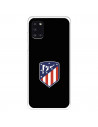 Capa para Samsung Galaxy A31 do Atleti Divisa Fundo Preto - Licença Oficial Atlético de Madrid