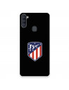 Capa para Samsung Galaxy A11 do Atleti Divisa Fundo Preto - Licença Oficial Atlético de Madrid