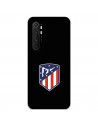 Capa para Xiaomi Mi Note 10 Lite do Atleti Divisa Fundo Preto - Licença Oficial Atlético de Madrid