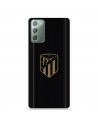 Capa para Samsung Galaxy Note 20 do Atleti Divisa Dourado Fundo Preto - Licença Oficial Atlético de Madrid