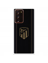 Capa para Samsung Galaxy Note 20 Ultra do Atleti Divisa Dourado Fundo Preto - Licença Oficial Atlético de Madrid