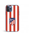 Capa para iPhone 12 do Atleti Divisa Vermelho e Branco - Licença Oficial Atlético de Madrid