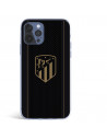 Capa para iPhone 12 do Atleti Divisa Dourado Fundo Preto - Licença Oficial Atlético de Madrid