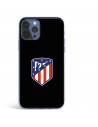 Capa para iPhone 12 Pro Max do Atleti Divisa Fundo Preto - Licença Oficial Atlético de Madrid