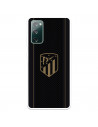 Capa para Samsung Galaxy S20 FE do Atleti Divisa Dourado Fundo Preto - Licença Oficial Atlético de Madrid