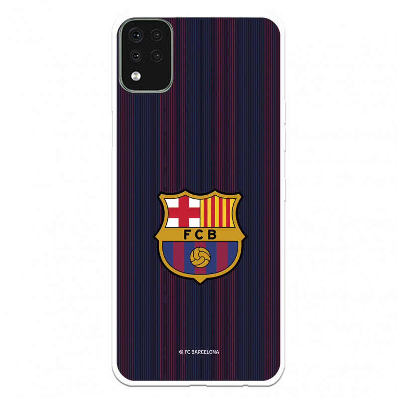 Capa para LG K42 do Barcelona Listas Blaugrana - Licença Oficial FC Barcelona