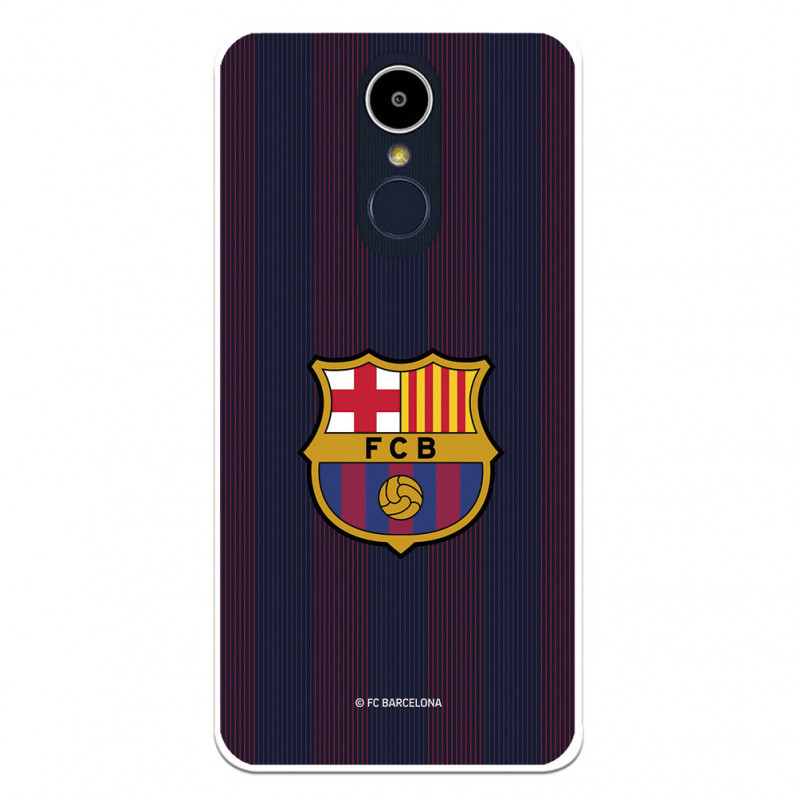 Capa para LG K8 2017 do Barcelona Listas Blaugrana - Licença Oficial FC Barcelona