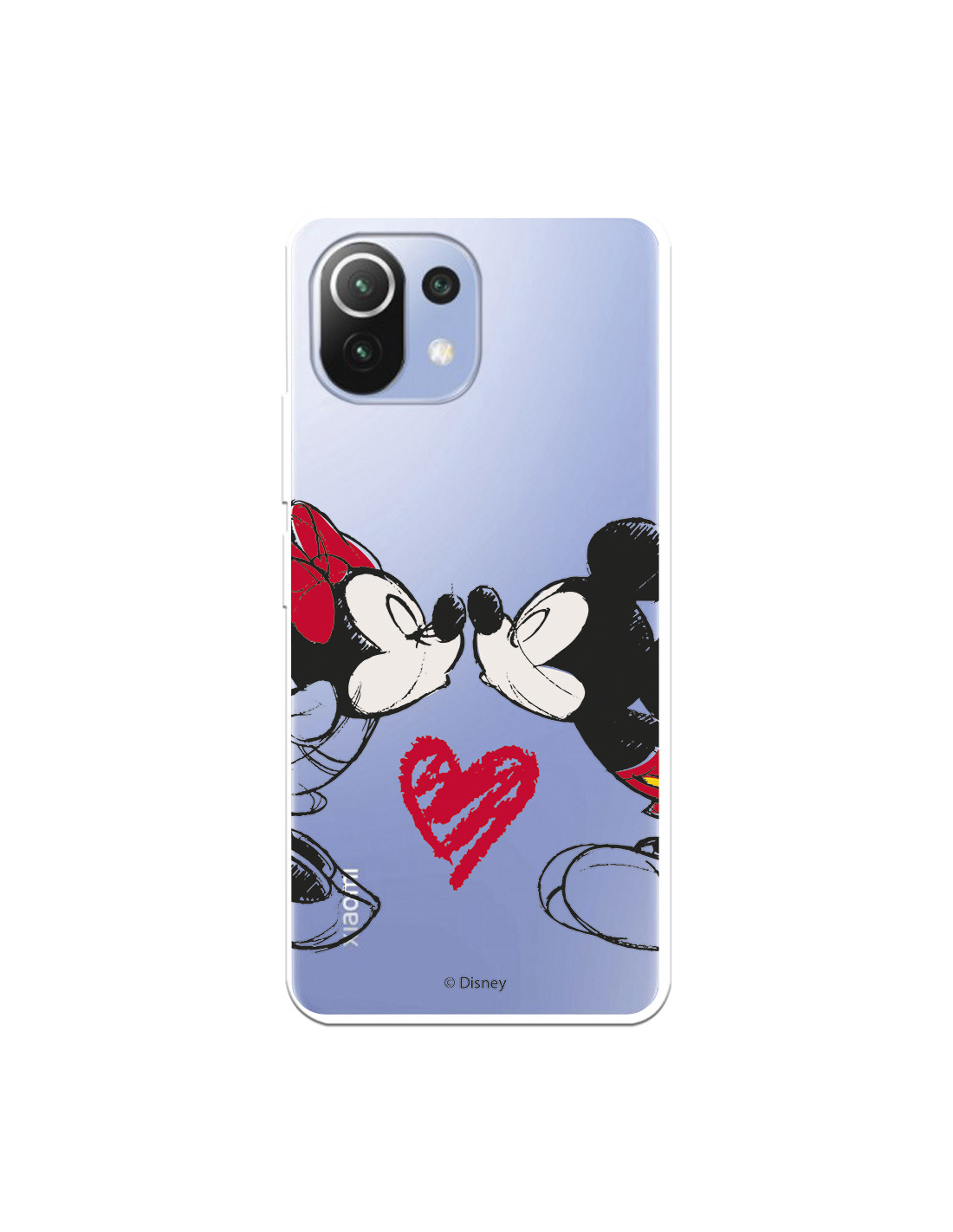 Capa para Xiaomi Mi 11 Lite Oficial da Disney Mickey e Minnie Beijo -  Clássicos Disney