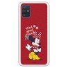 Funda para Samsung Galaxy A51 Oficial de Disney Minnie Mad About - Clásicos Disney