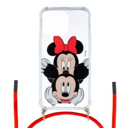 Funda Mickey y Minnie Asomado - Clásicos Disney para iPhone 13 Pro