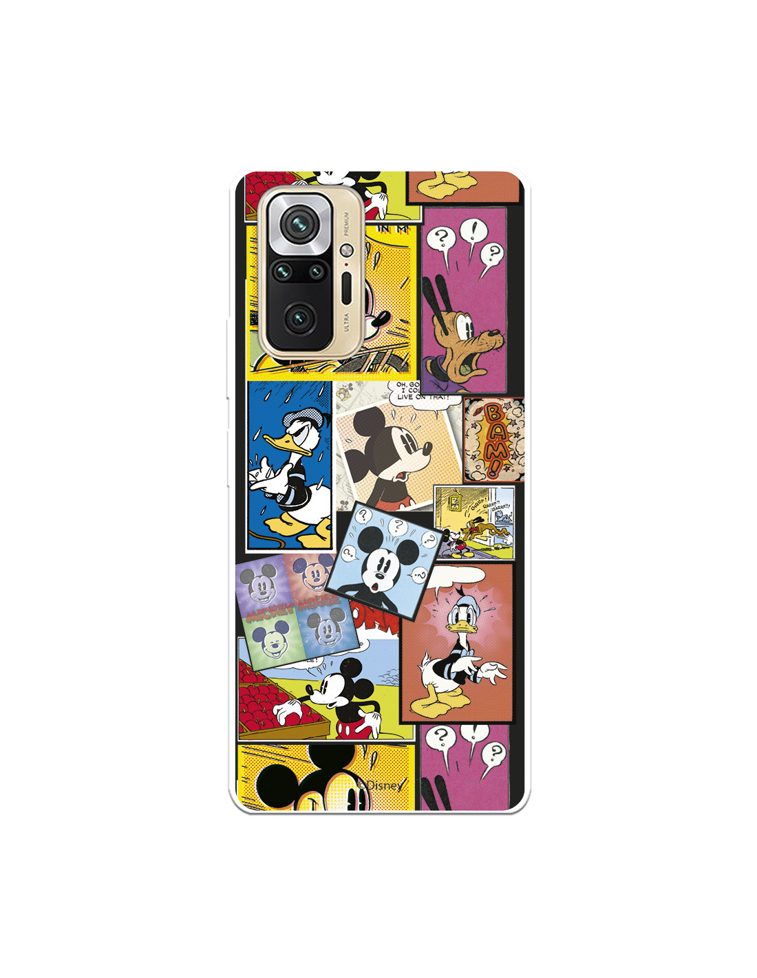 Capa para Xiaomi Redmi Note 10 Pro Oficial da Disney Mickey Comic