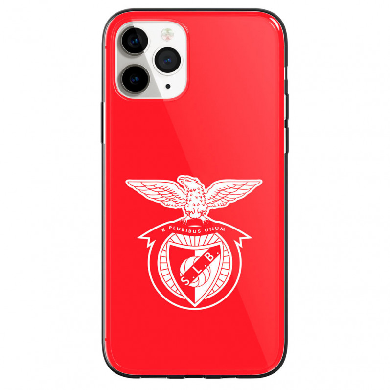 Capa Oficial SL Benfica - Divisa Branco Com Fundo Vermelho