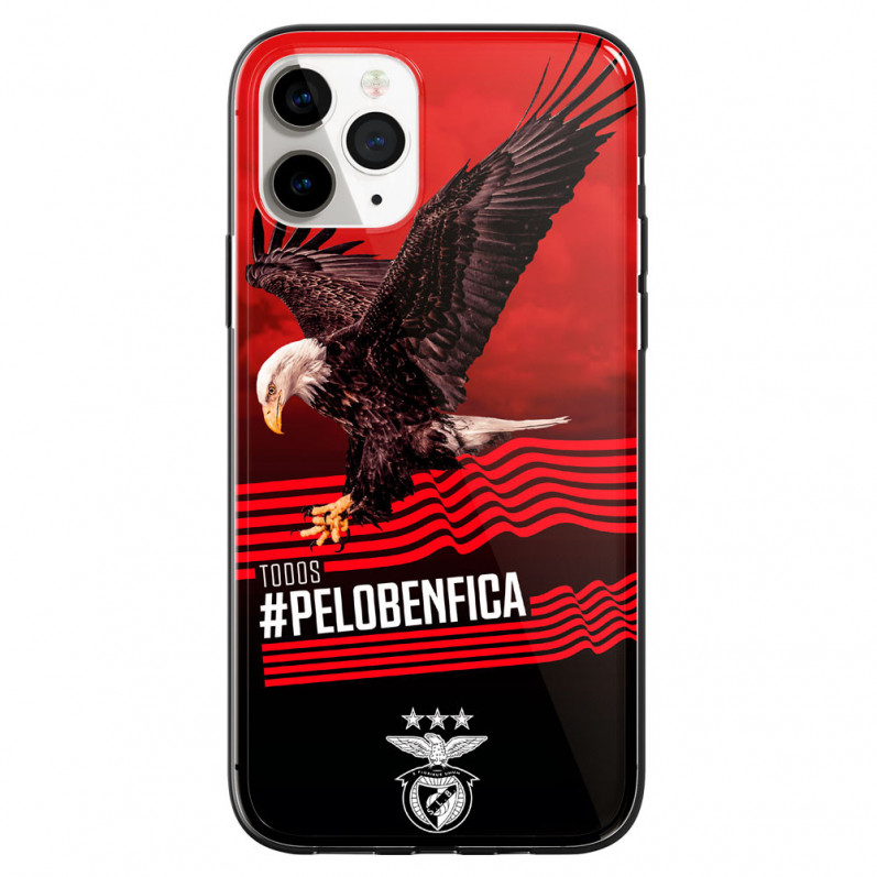 Capa Oficial SL Benfica - Divisa Com Slogan Todos Pelo Benfica