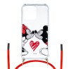 Funda Mickey y Minnie Beso Colgante - Clásicos Disney para iPhone 13 Pro