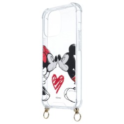 Funda Mickey y Minnie Beso Colgante - Clásicos Disney para iPhone 13 Pro