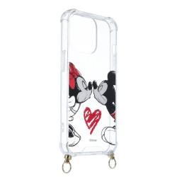 Funda Mickey y Minnie Beso Colgante - Clásicos Disney para iPhone 13 Pro