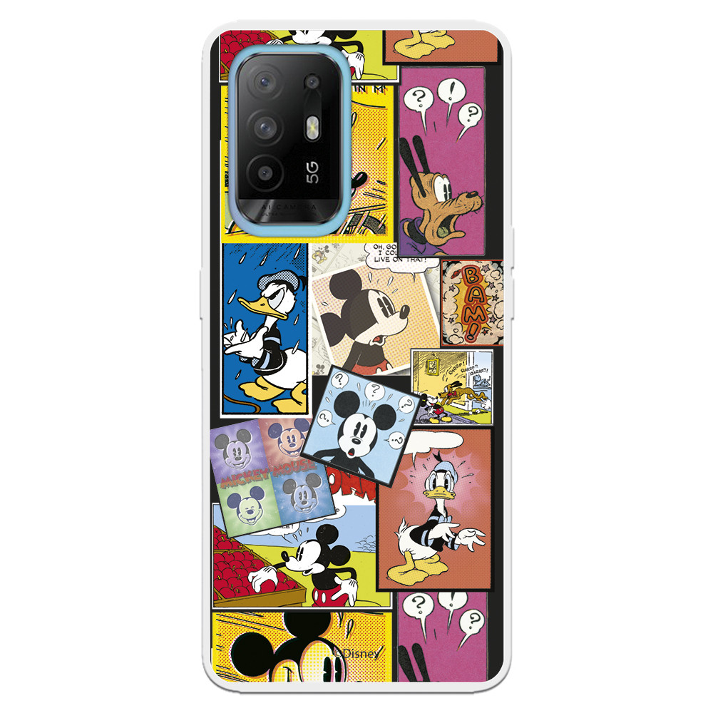 Capa para Oppo A94 5G Oficial da Disney Mickey Comic - Clássicos Disney